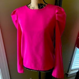 SHEIN long sleeve pink shirt